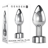 Gender X ROCKIN' METAL PLUG - - Butt Plugs